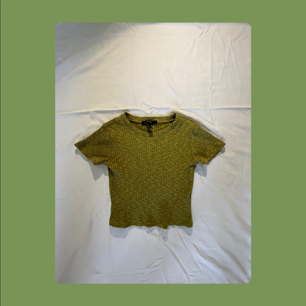 Forever 21 cropped, knit, t shirt